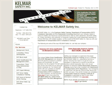 Tablet Screenshot of kelmarsafety.com